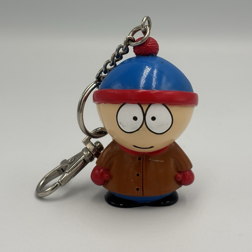 Vintage 1998 South Park Stan Vinyl Figure Comedy Central Keychain‎